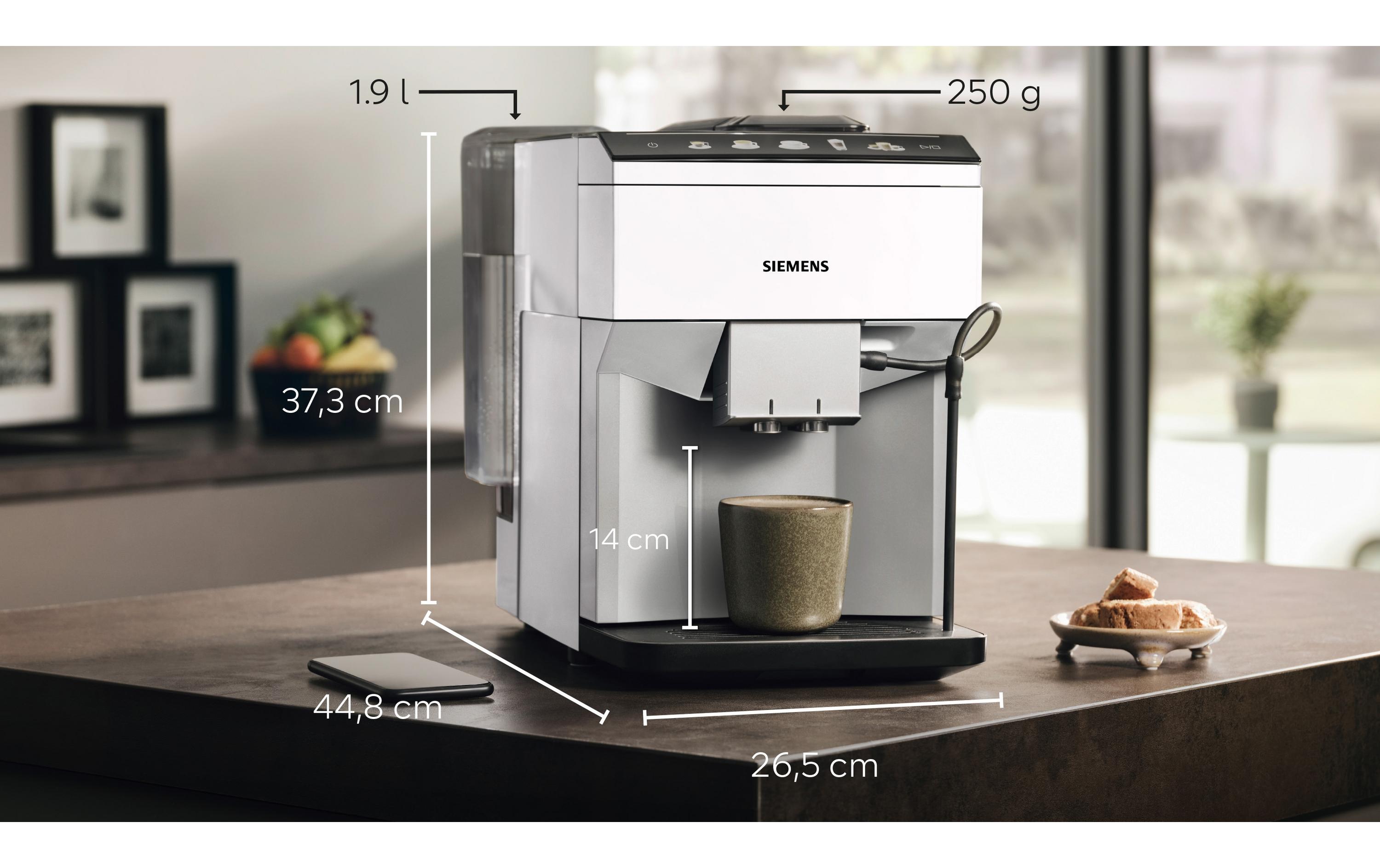 Siemens Kaffeevollautomat EQ500 Classic TP515D02 Weiss
