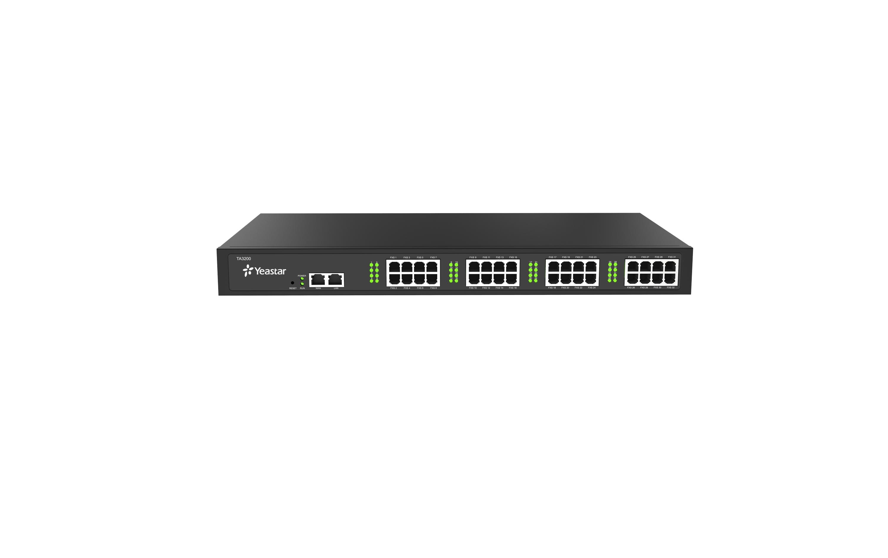 Yeastar Gateway TA3200 VoIP-Analog 32x RJ11 FXS, 2x RJ21 Yeastar Gateway TA3200 VoIP-Analog 32x RJ11 FXS, 2x RJ21
