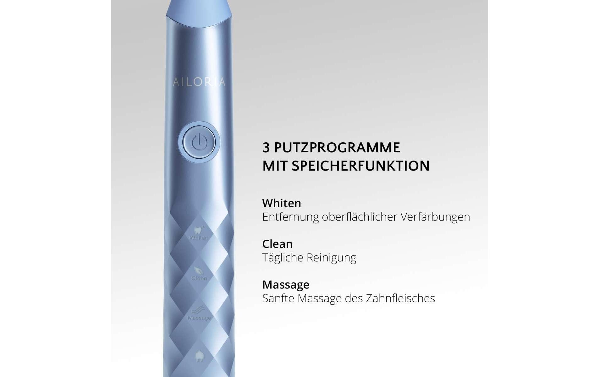 Ailoria Elektrische Zahnbürste Schallzahnbürste Shine Bright Set