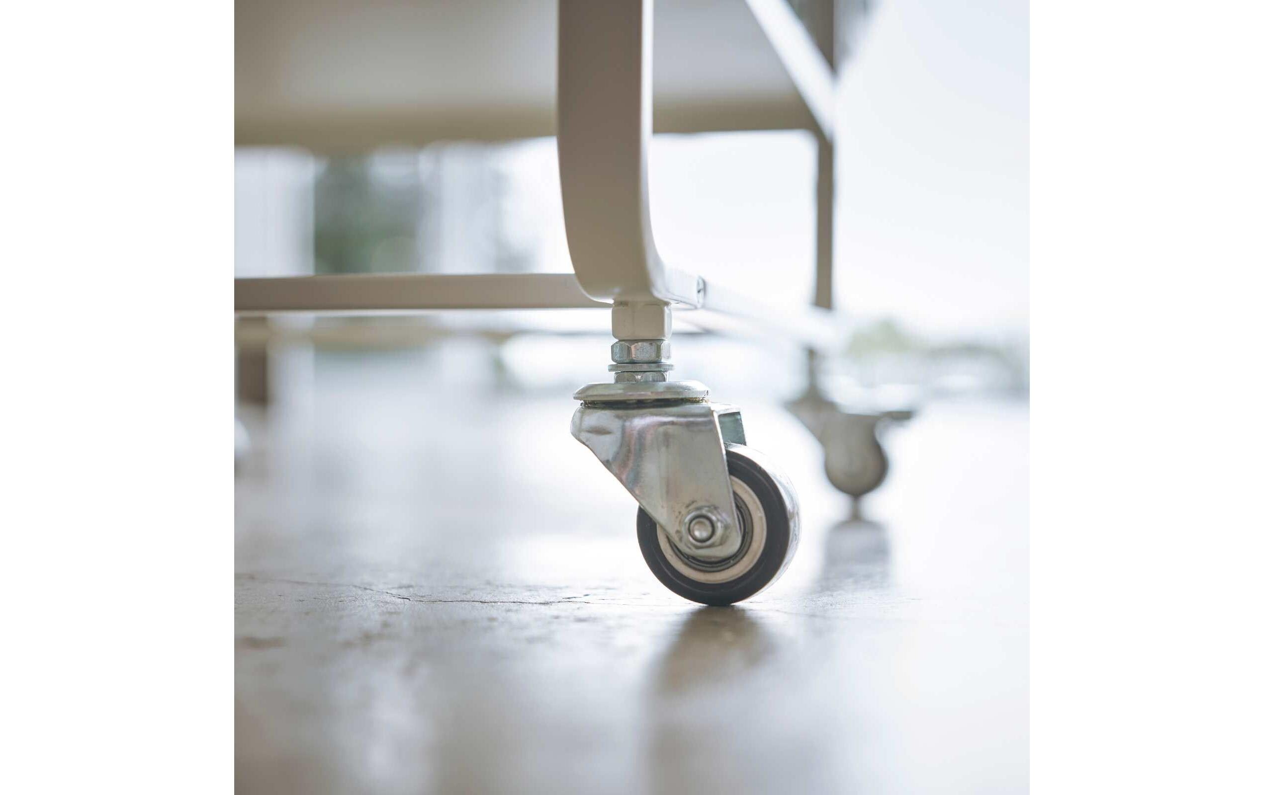 Yamazaki Küchenwagen Tower 49 x 81.5 x 38 cm, Weiss