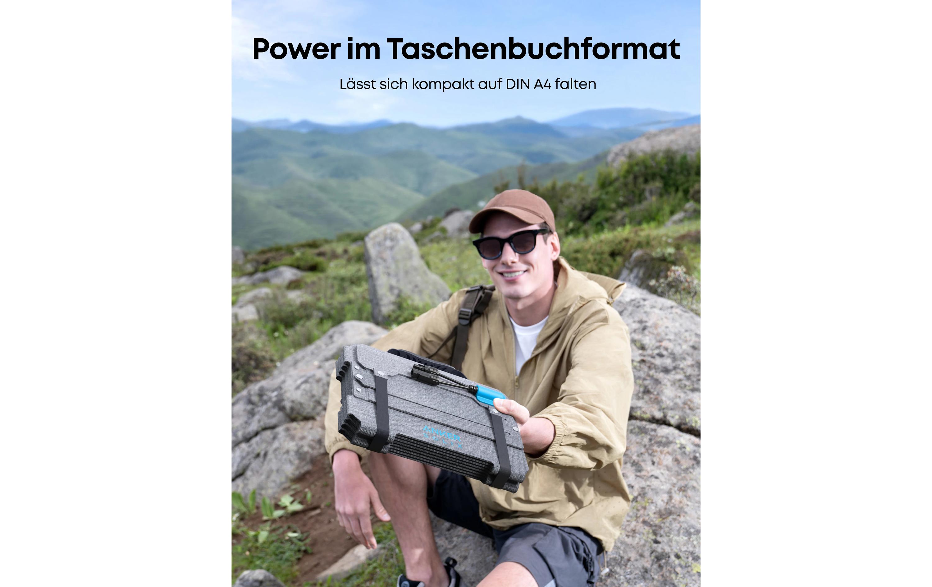 Anker Solarpanel SOLIX PS100X Port. Solar Panel 100 W