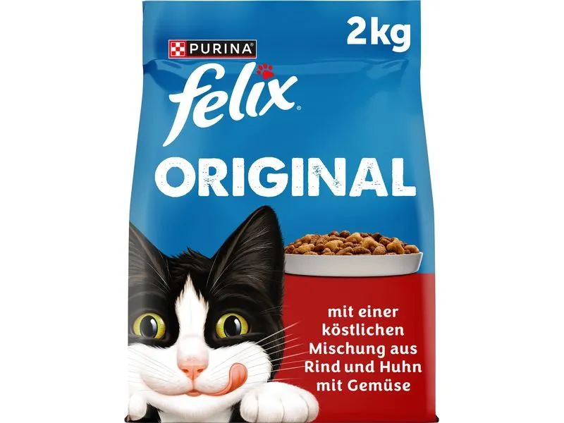 Felix Trockenfutter Original Fleisch 2 kg Felix Trockenfutter Original Fleisch 2 kg