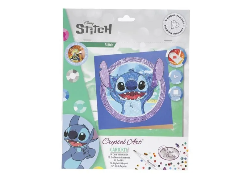 CRAFT Buddy Bastelset Crystal Art Card Stitch