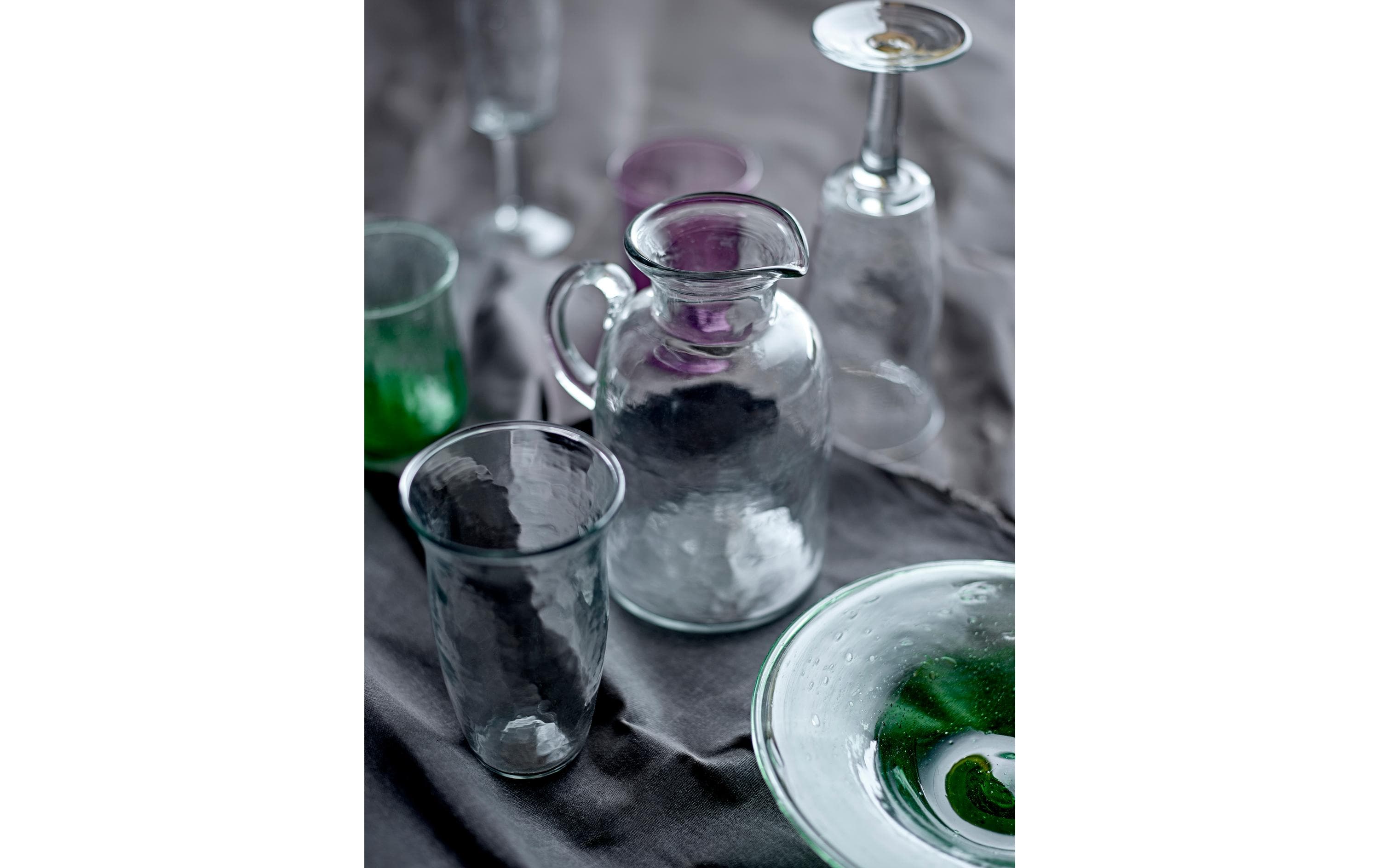 Bloomingville Trinkglas Asha 250 ml, 4 Stück, Transparent