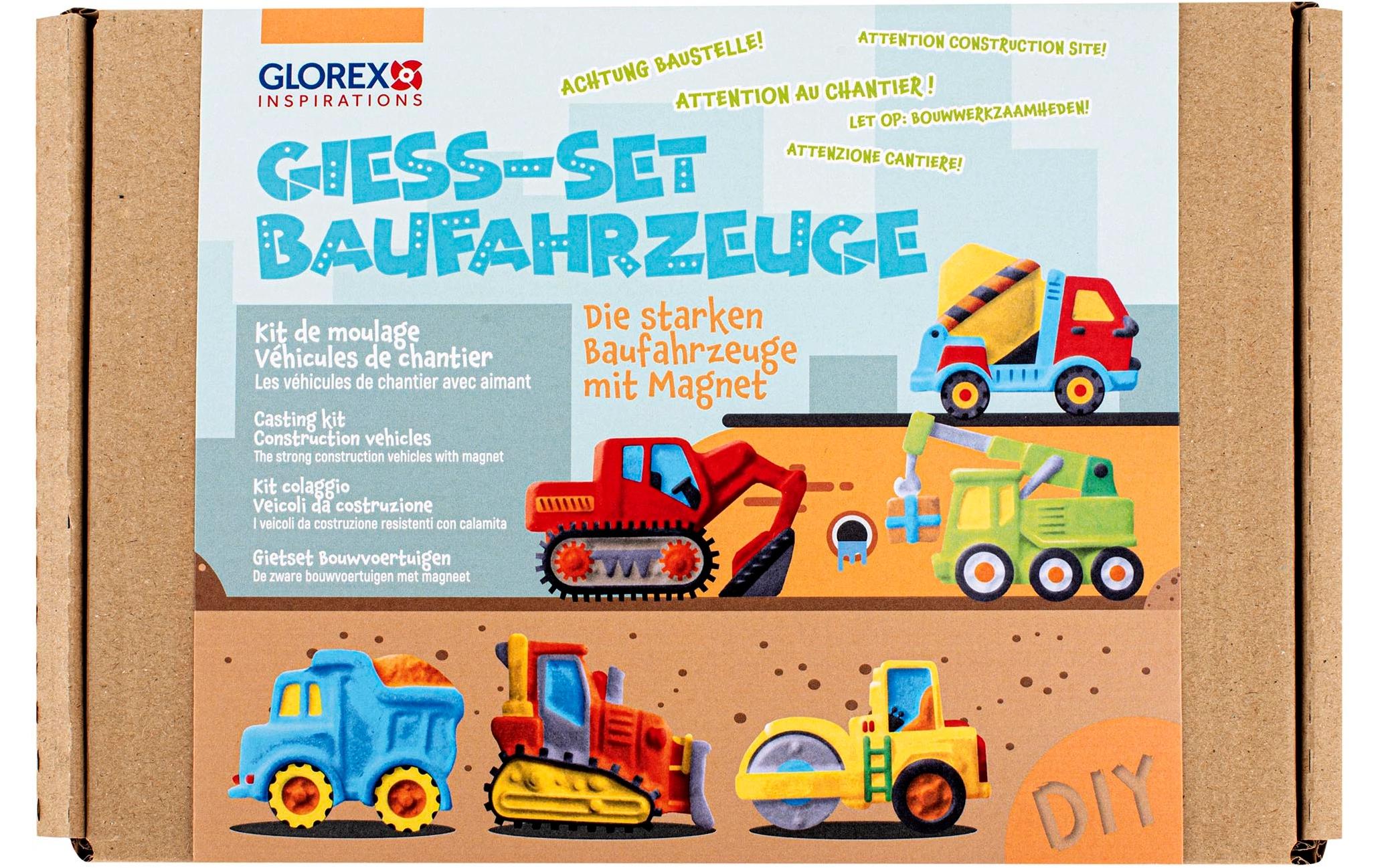 Glorex Modellier-Set Baufahrzeuge Glorex Modellier-Set Baufahrzeuge