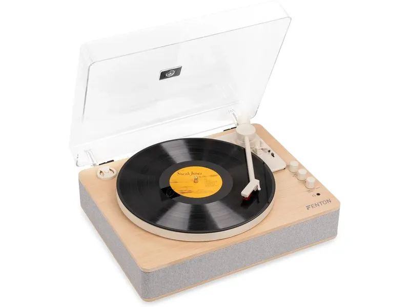 Fenton Plattenspieler mit Bluetooth RP162S Ahorn
