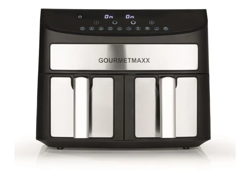 GOURMETmaxx Heissluft-Fritteuse Digital 7l Schwarz/Silber GOURMETmaxx Heissluft-Fritteuse Digital 7l Schwarz/Silber