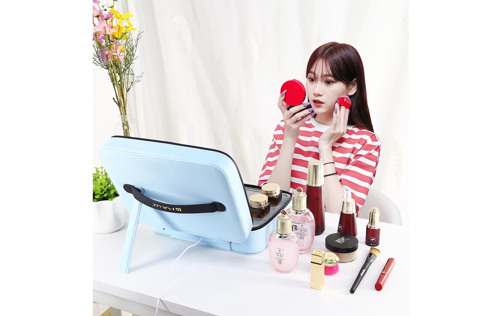 Puluz Kosmetikbox mit Ringlicht 20 cm