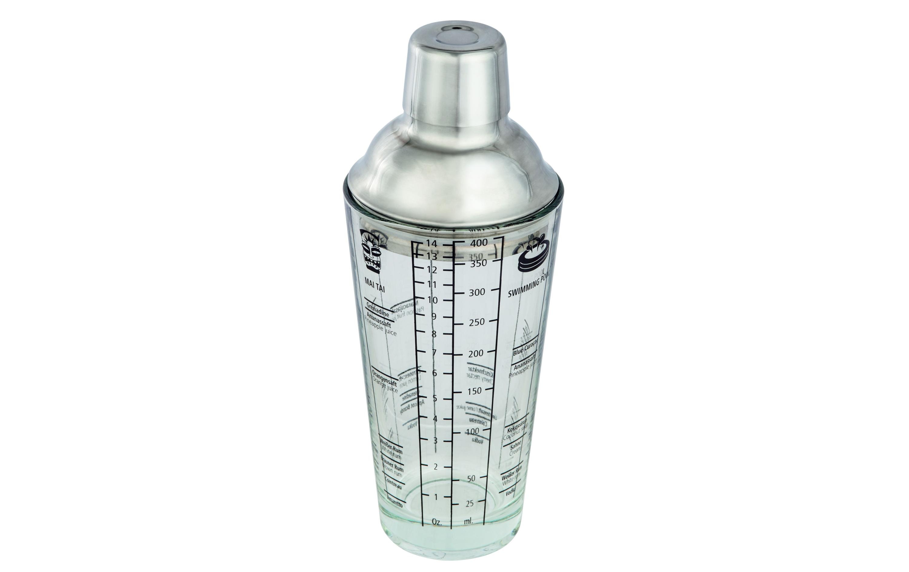 Xavax Drink Mixer Cocktail-Shaker 0.4 l, Transparent