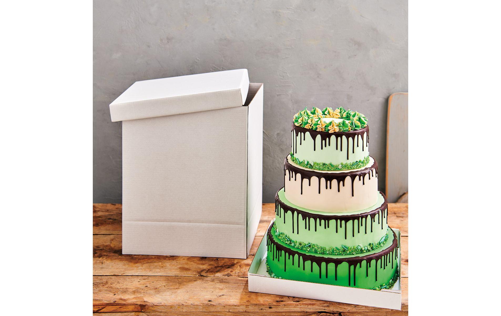 Funcakes Tortenbox weiss 52 x 52 x 70 cm