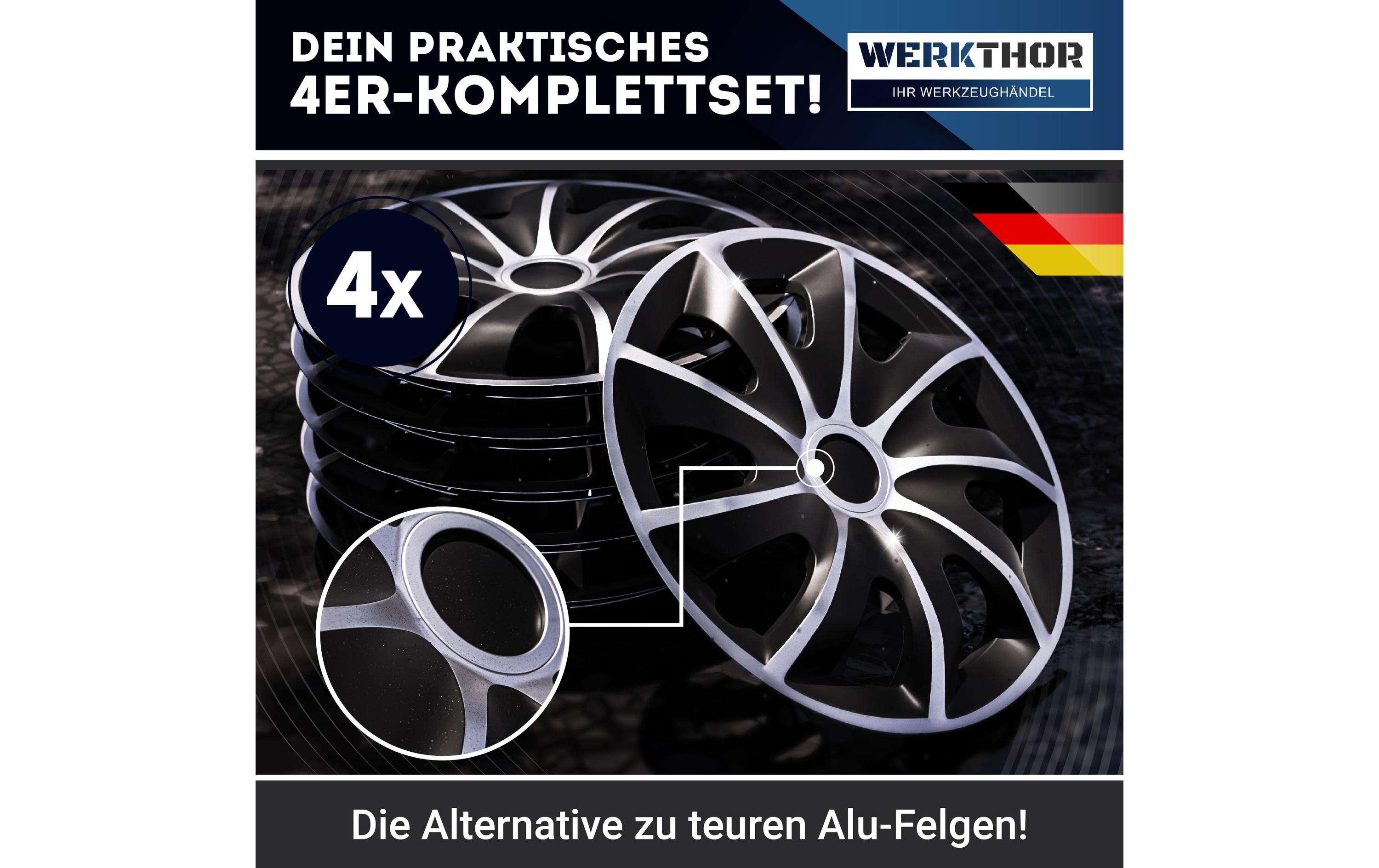 Werkthor Radzierblende 4er Set 14