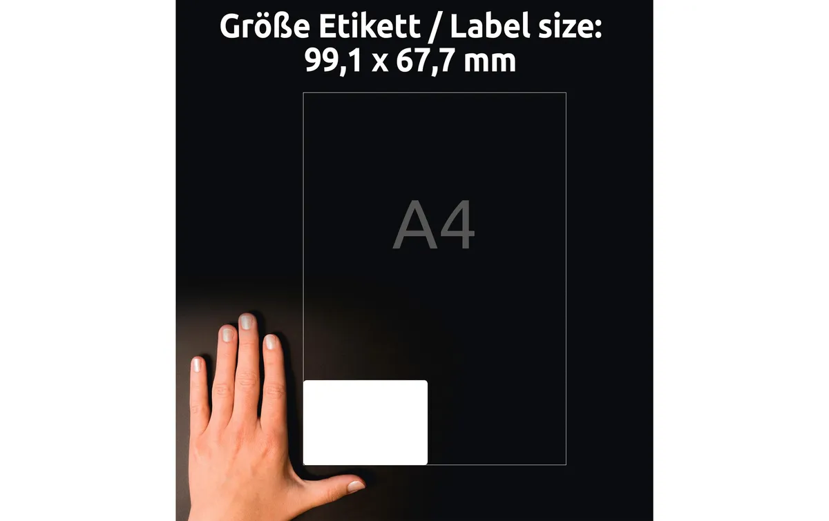 Avery Zweckform Fotoetiketten L7765-40 99.1 x 67.7 mm Avery Zweckform Fotoetiketten L7765-40 99.1 x 67.7 mm