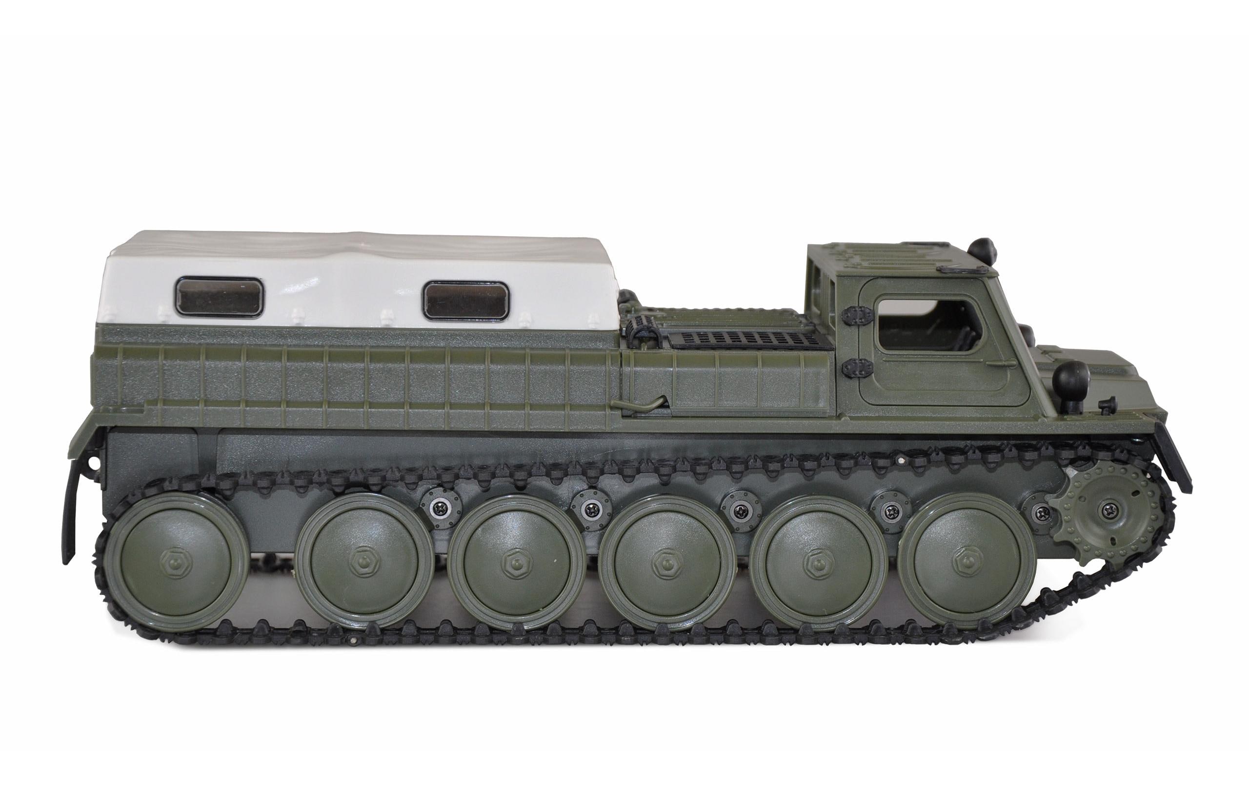 Amewi Gepanzertes RC Kettenfahrzeug, Olivgrün RTR, 1:16