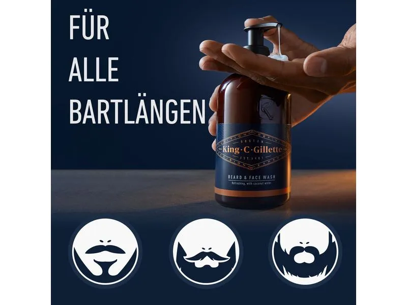 King C. Gillette Bartshampoo 350 ml1 Stück King C. Gillette Bartshampoo 350 ml1 Stück
