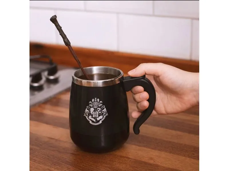Thumbs Up! Harry Potter selbstrührende Tasse mit Zauberstab 350 ml