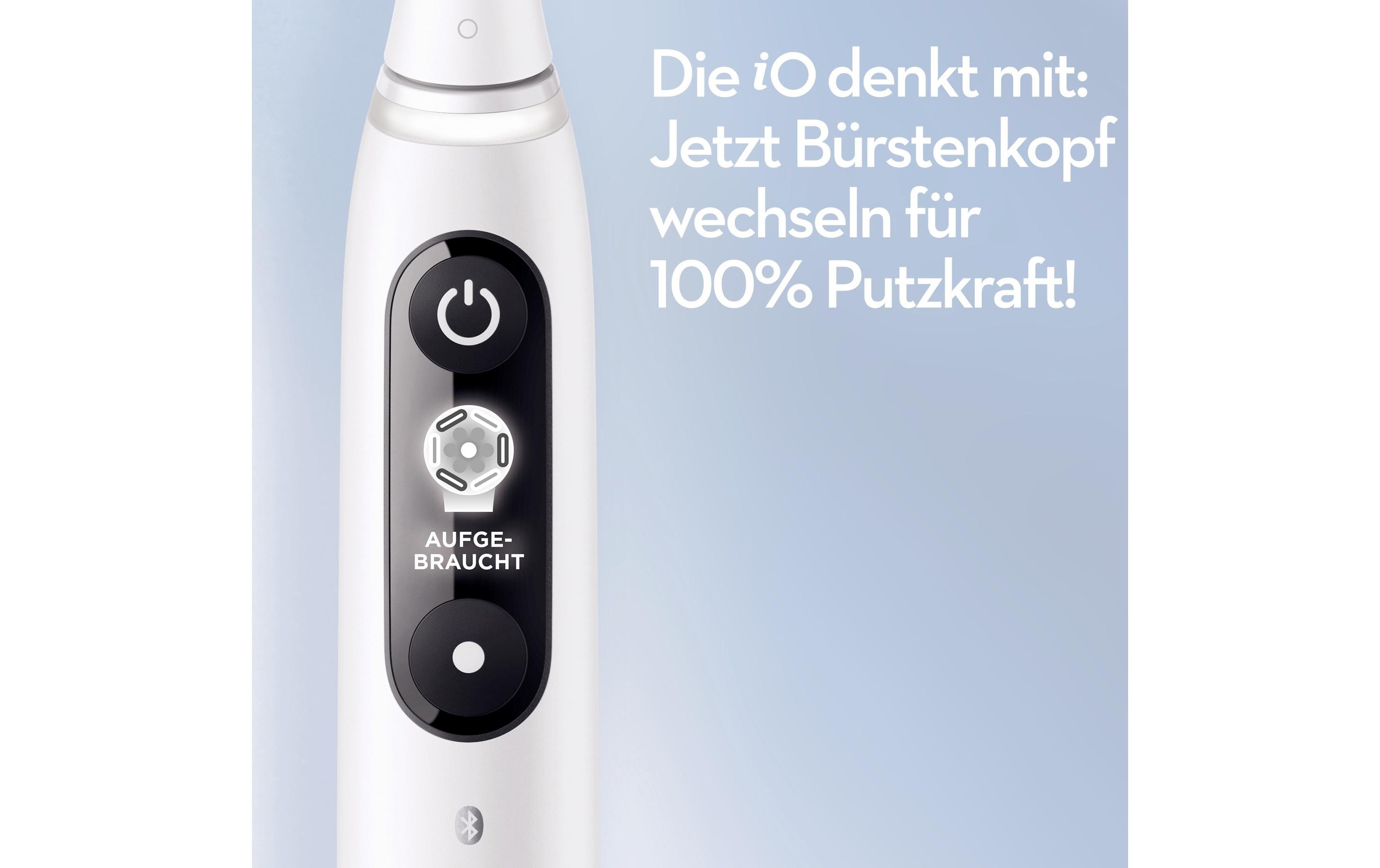 Oral-B Mikrovibrationszahnbürste iO Series 6, Weiss