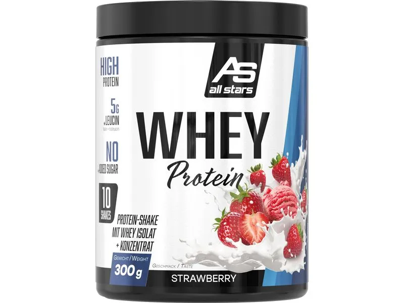 All Stars Whey Protein 100% Strawberry, 300 g