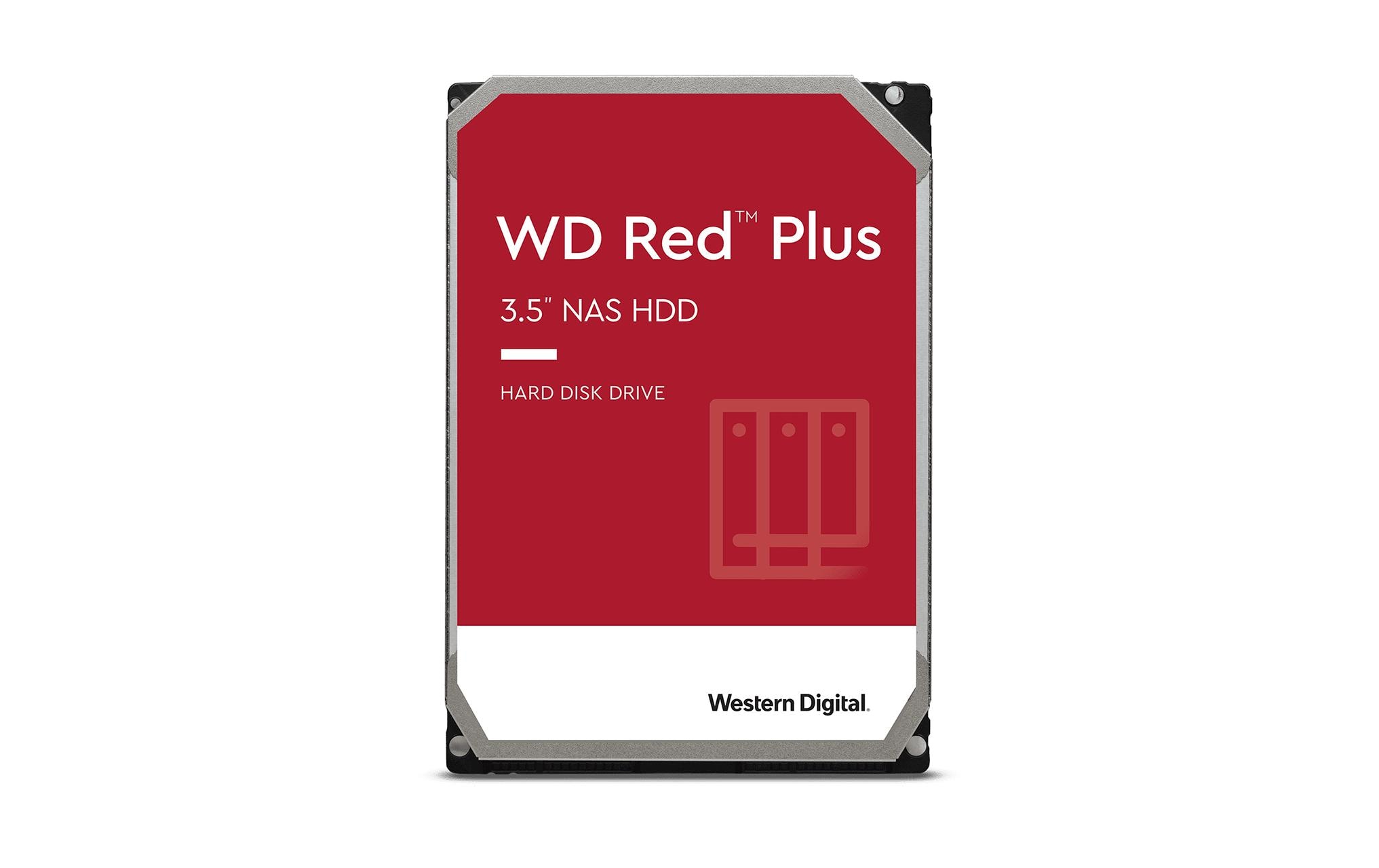 Western Digital Harddisk WD Red Plus 3.5 SATA 10 TB