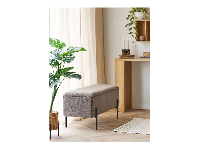 House Nordic Sitzbank Watford 36.5 x 95 x 46 cm, Braun House Nordic Sitzbank Watford 36.5 x 95 x 46 cm, Braun