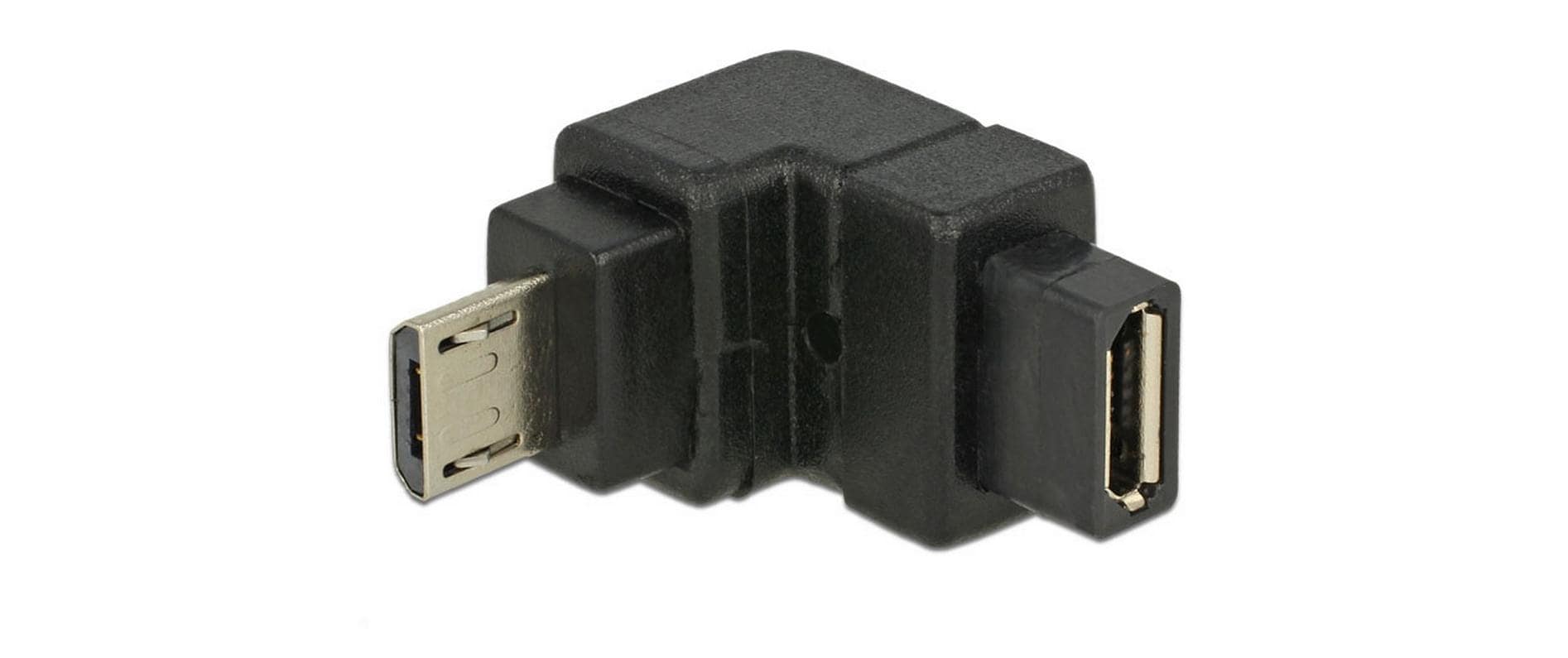 Delock USB 2.0 Adapter USB-MicroB Stecker - USB-MicroB Buchse Delock USB 2.0 Adapter USB-MicroB Stecker - USB-MicroB Buchse