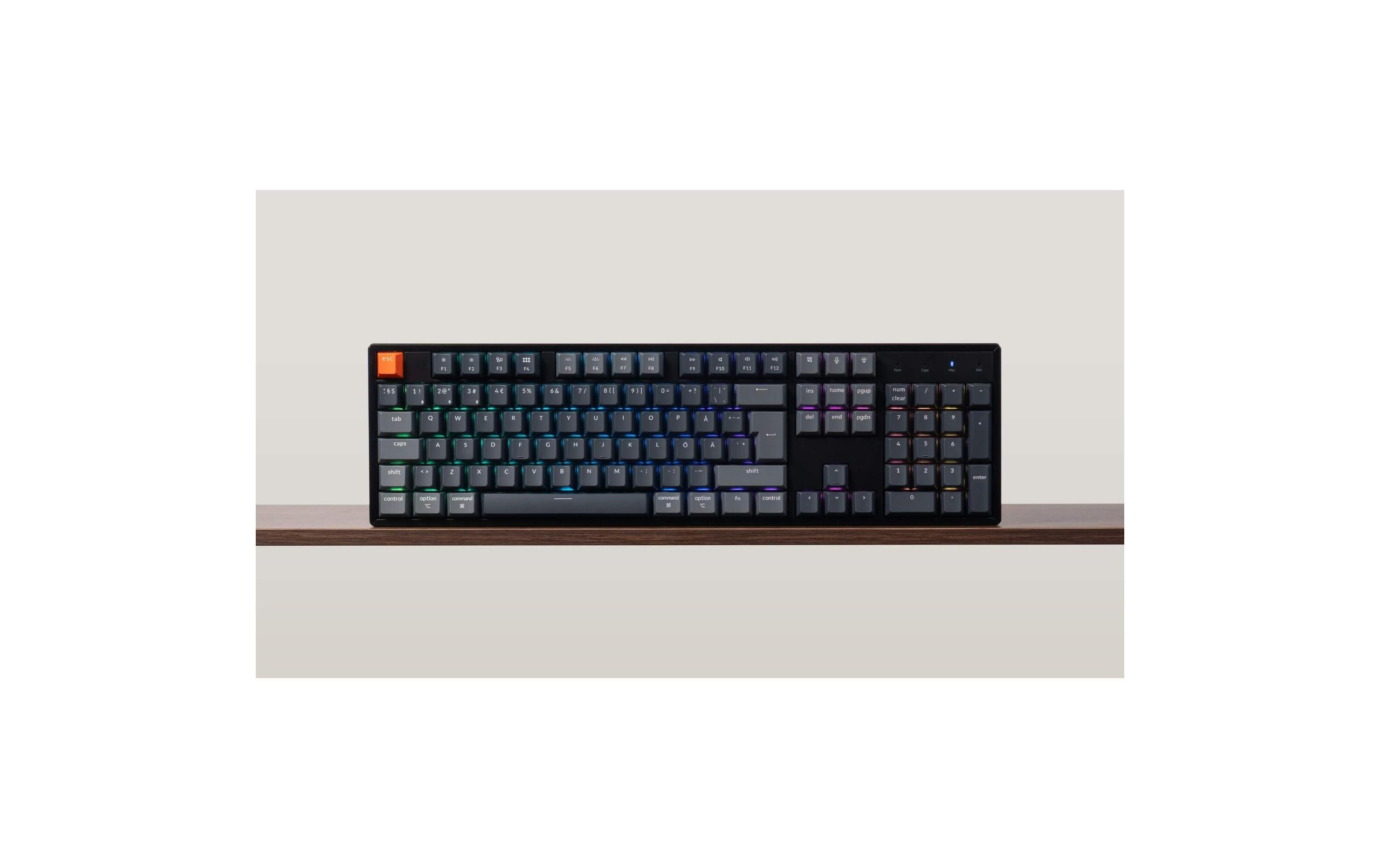 Keychron Gaming-Tastatur K10 QMK Version 2 Brown Switch