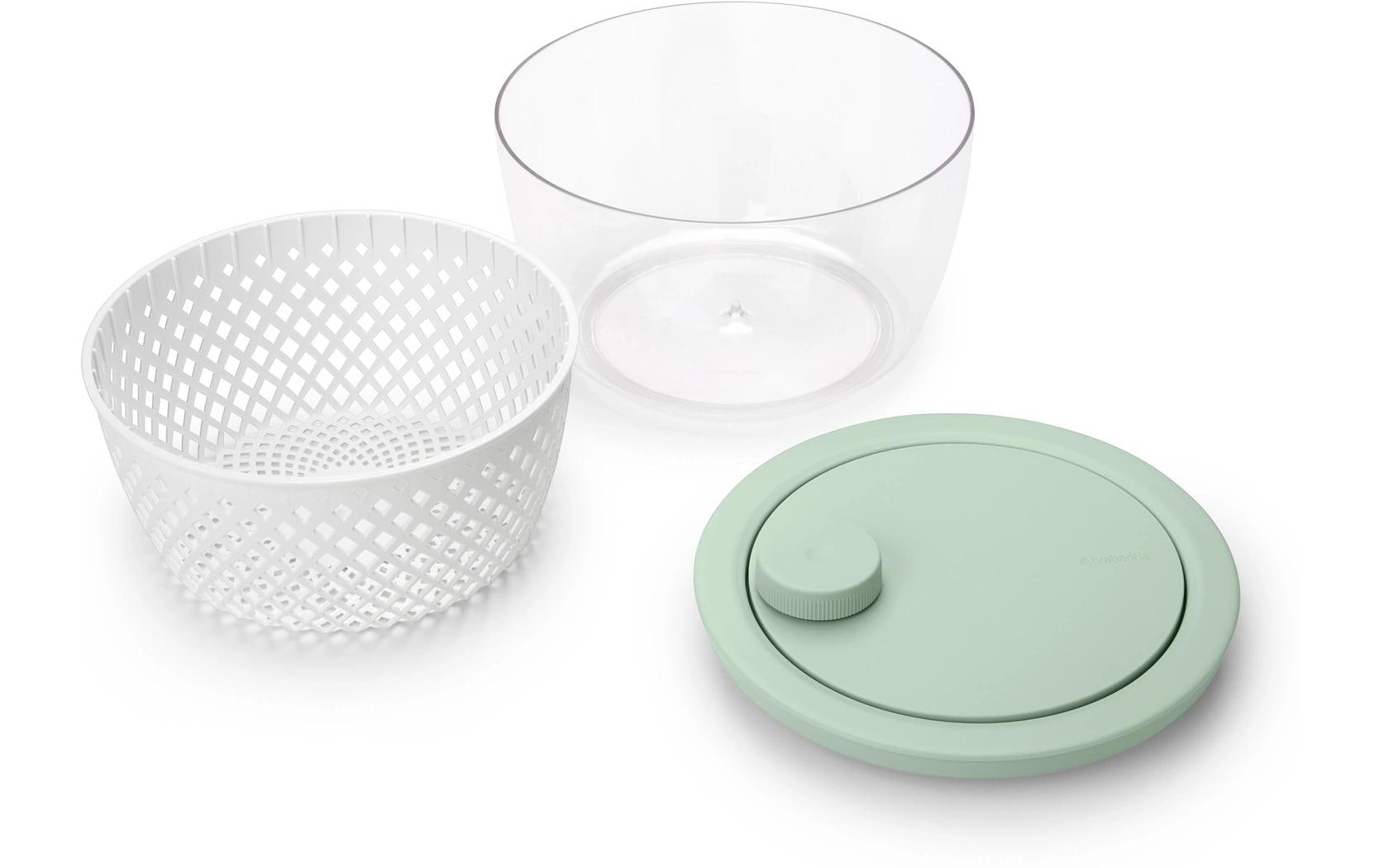 Brabantia Salatschleuder Tasty+ 25 cm, Grün/Transparent