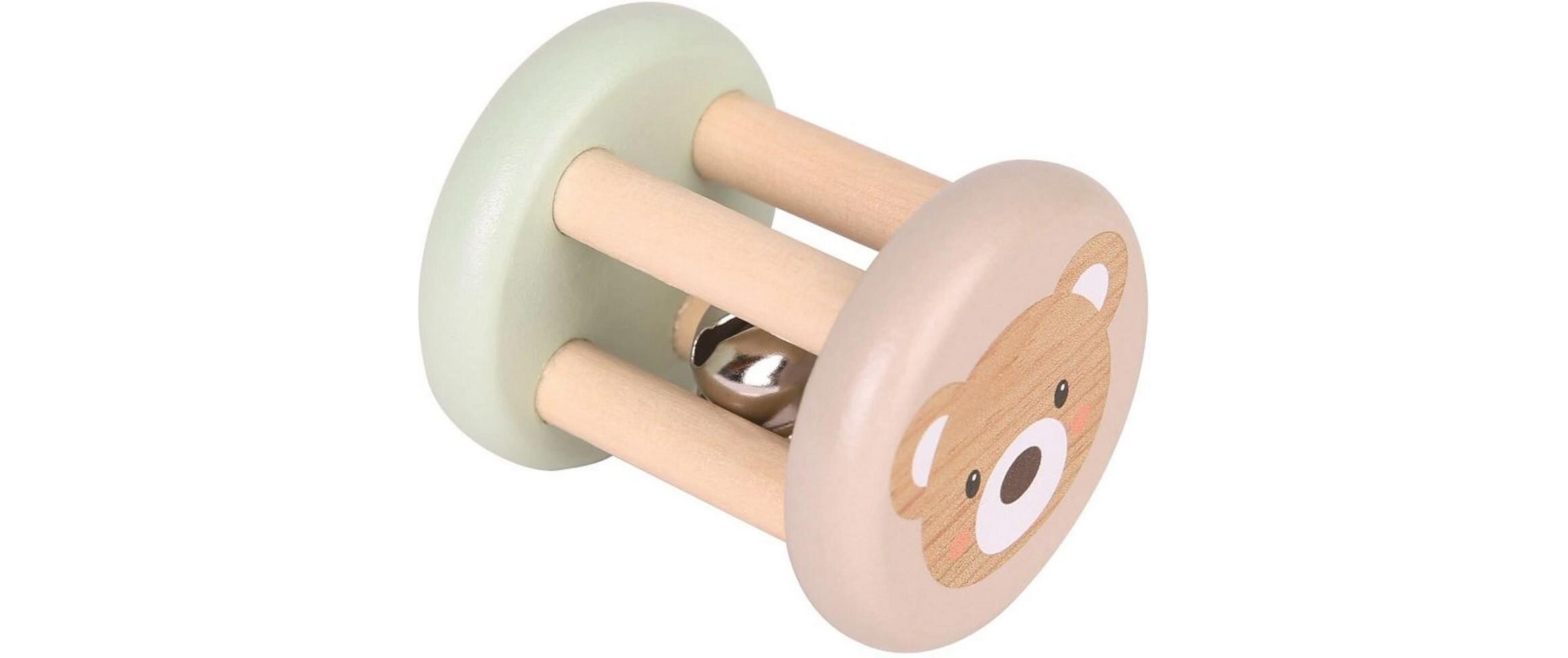 Spielba Holzspielwaren Greifling Bär mit Glöckli