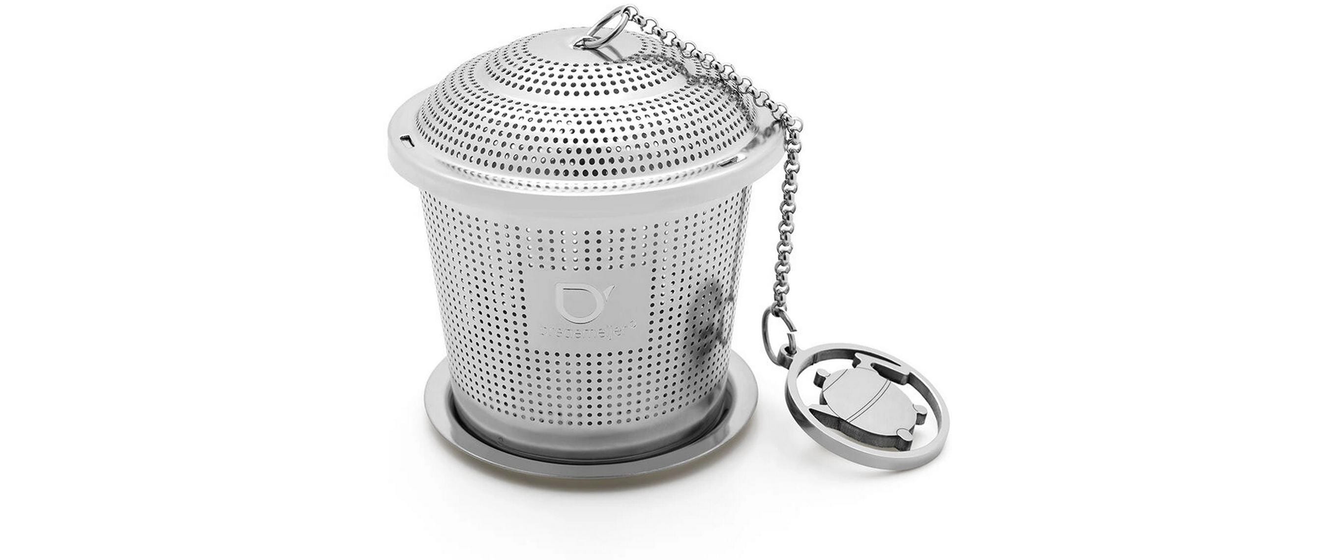 Bredemeijer Tee-Ei mit Kette und Ablage