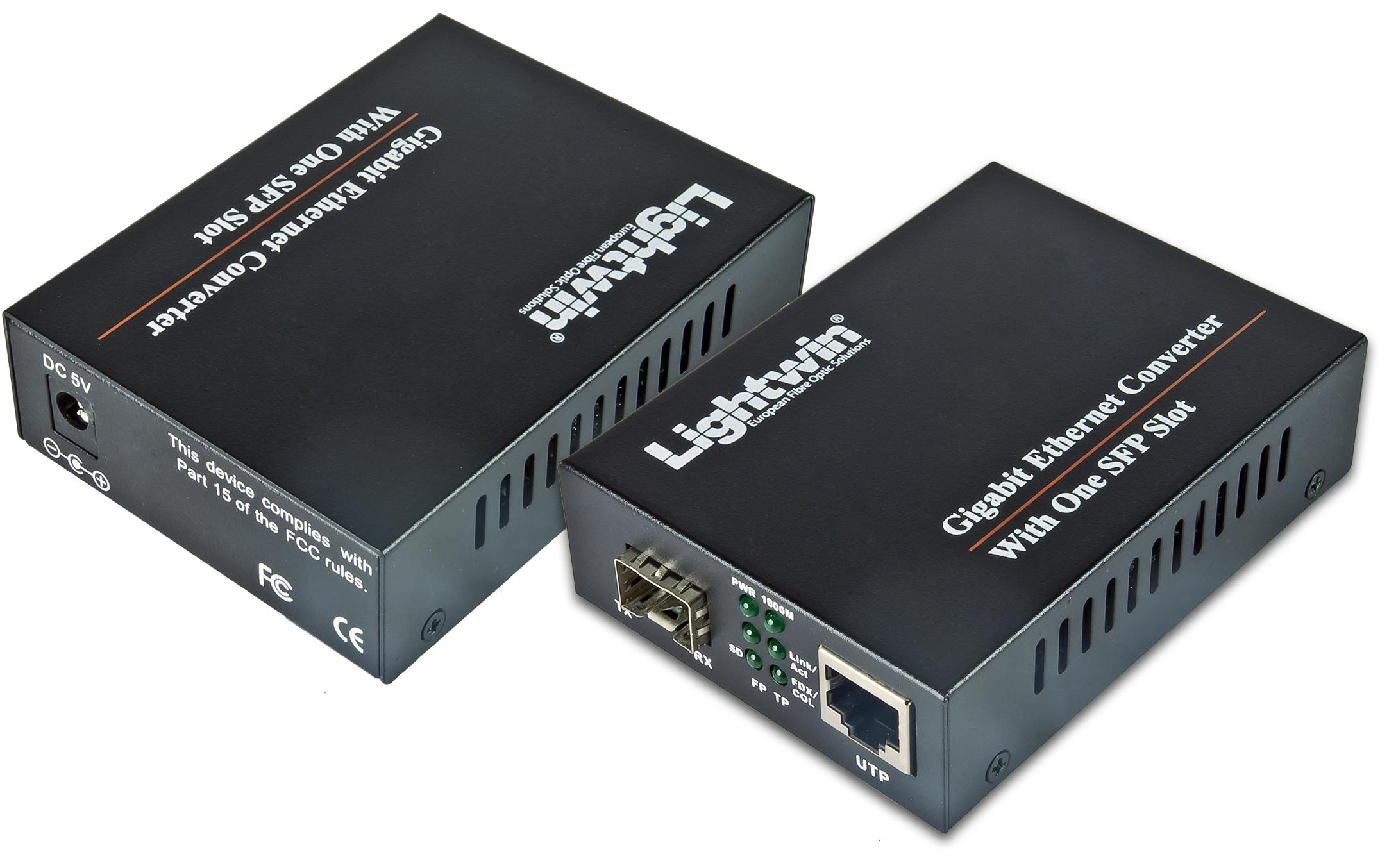 Lightwin Medienkonverter LWC 10/100/1000-SFP Lightwin Medienkonverter LWC 10/100/1000-SFP