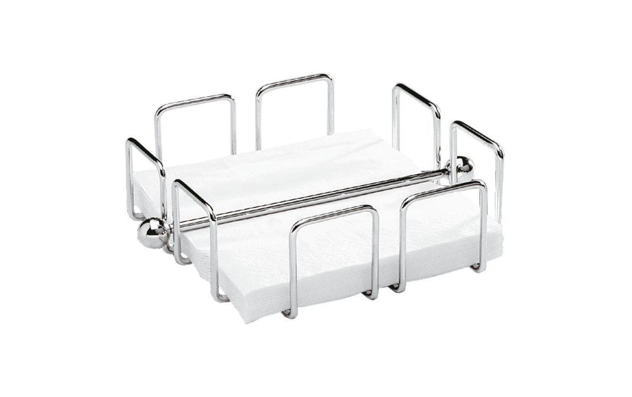 Paderno Serviettenhalter 19 cm x 19 cm Silber