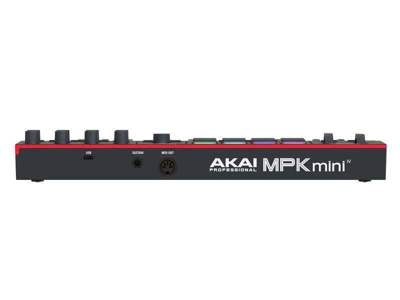 Akai Keyboard Controller MPK Mini IV Schwarz Akai Keyboard Controller MPK Mini IV Schwarz