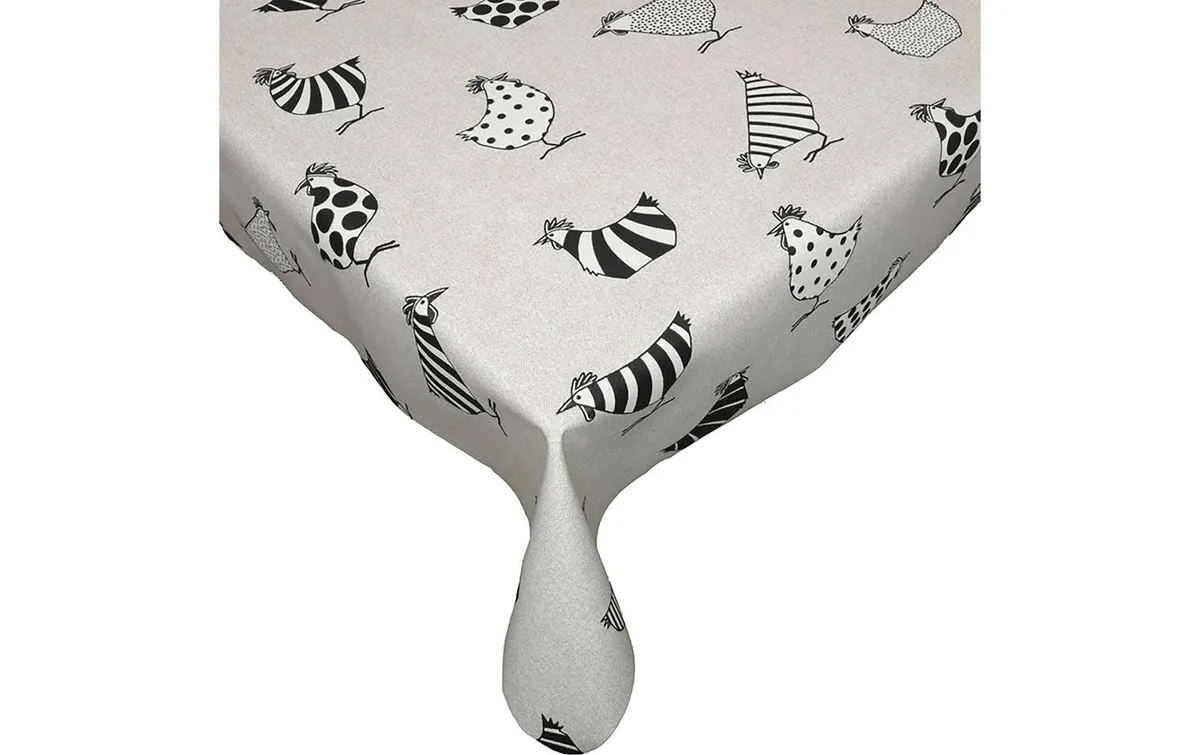 Hubatka Tischdecke Megaline, Hühner, 140 x 220 cm Hubatka Tischdecke Megaline, Hühner, 140 x 220 cm
