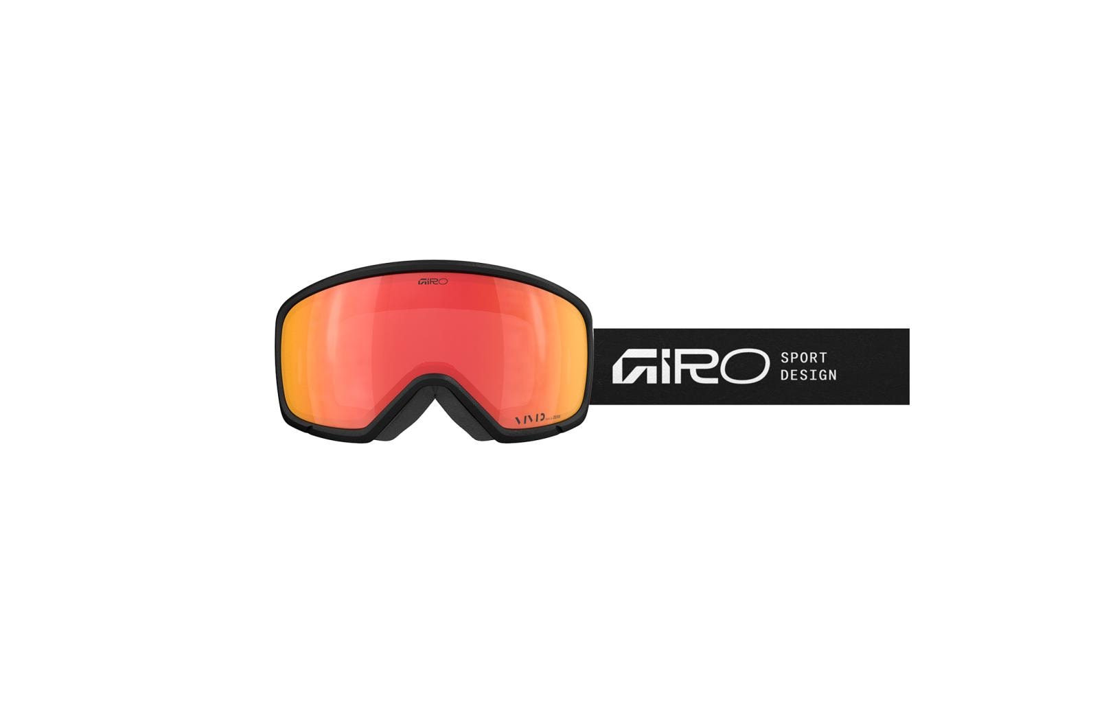 Giro Skibrille Ringo Vivid Goggle Rot, Schwarz
