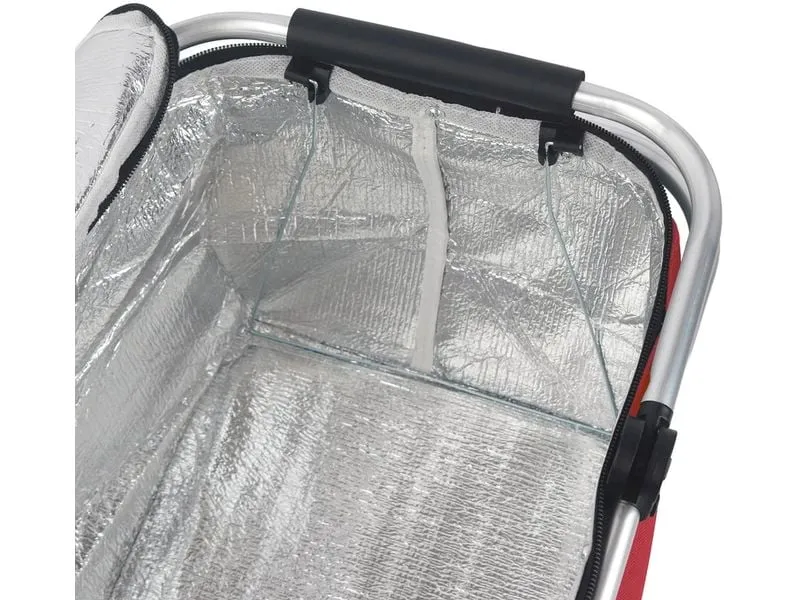 EASYmaxx Einkaufskorb 25 l, faltbar, Rot