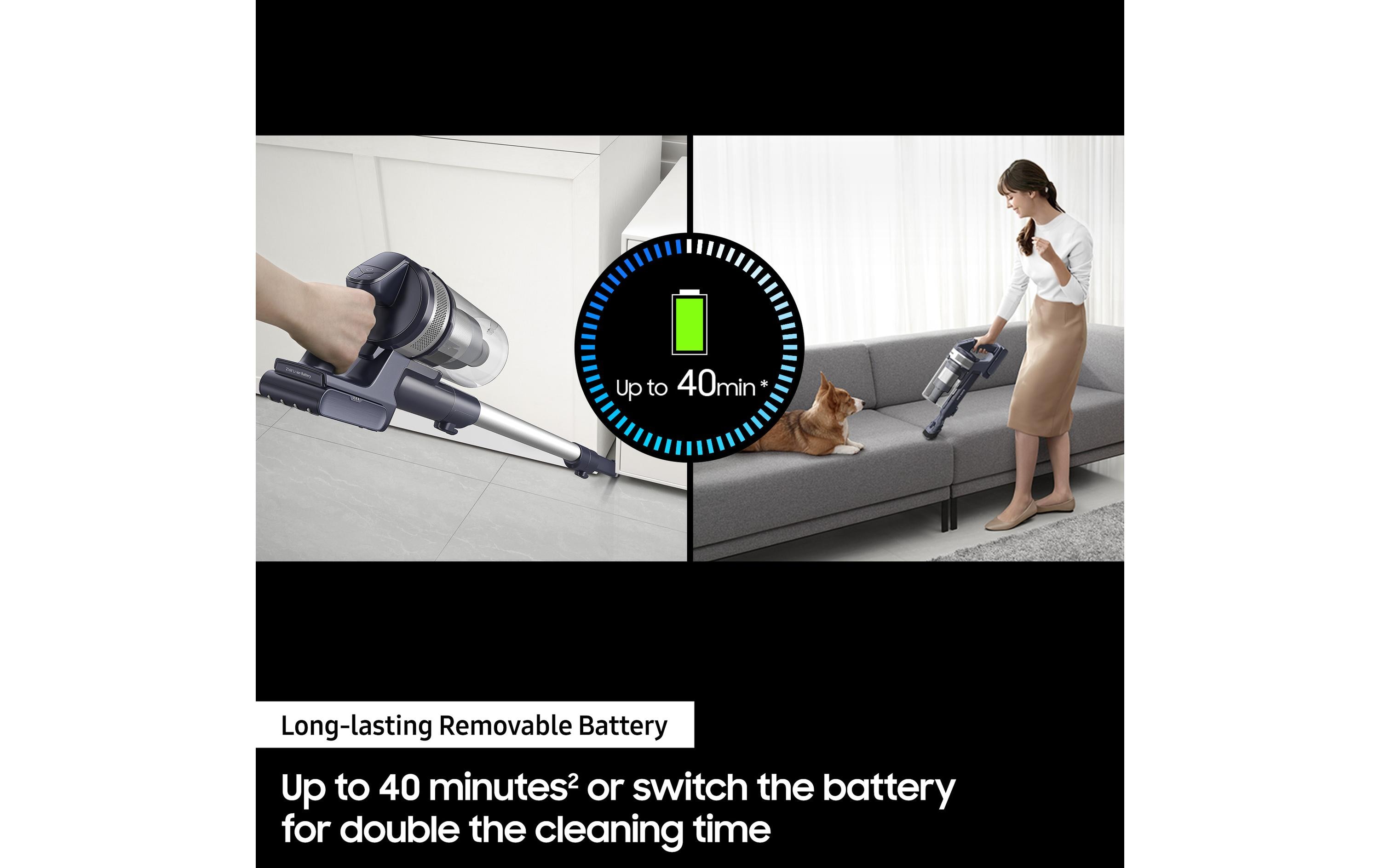 Samsung Akku-Hand- und Stielsauger Jet 60 Turbo VS15A6031R4/SW Samsung Akku-Hand- und Stielsauger Jet 60 Turbo VS15A6031R4/SW