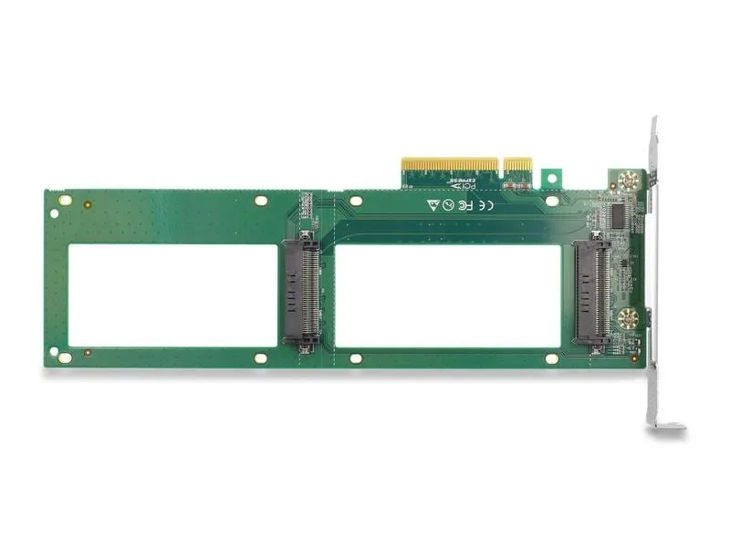 Delock Host Bus Adapter PCI Express x8 - 2x U.2 NVMe SFF-8639 Delock Host Bus Adapter PCI Express x8 - 2x U.2 NVMe SFF-8639