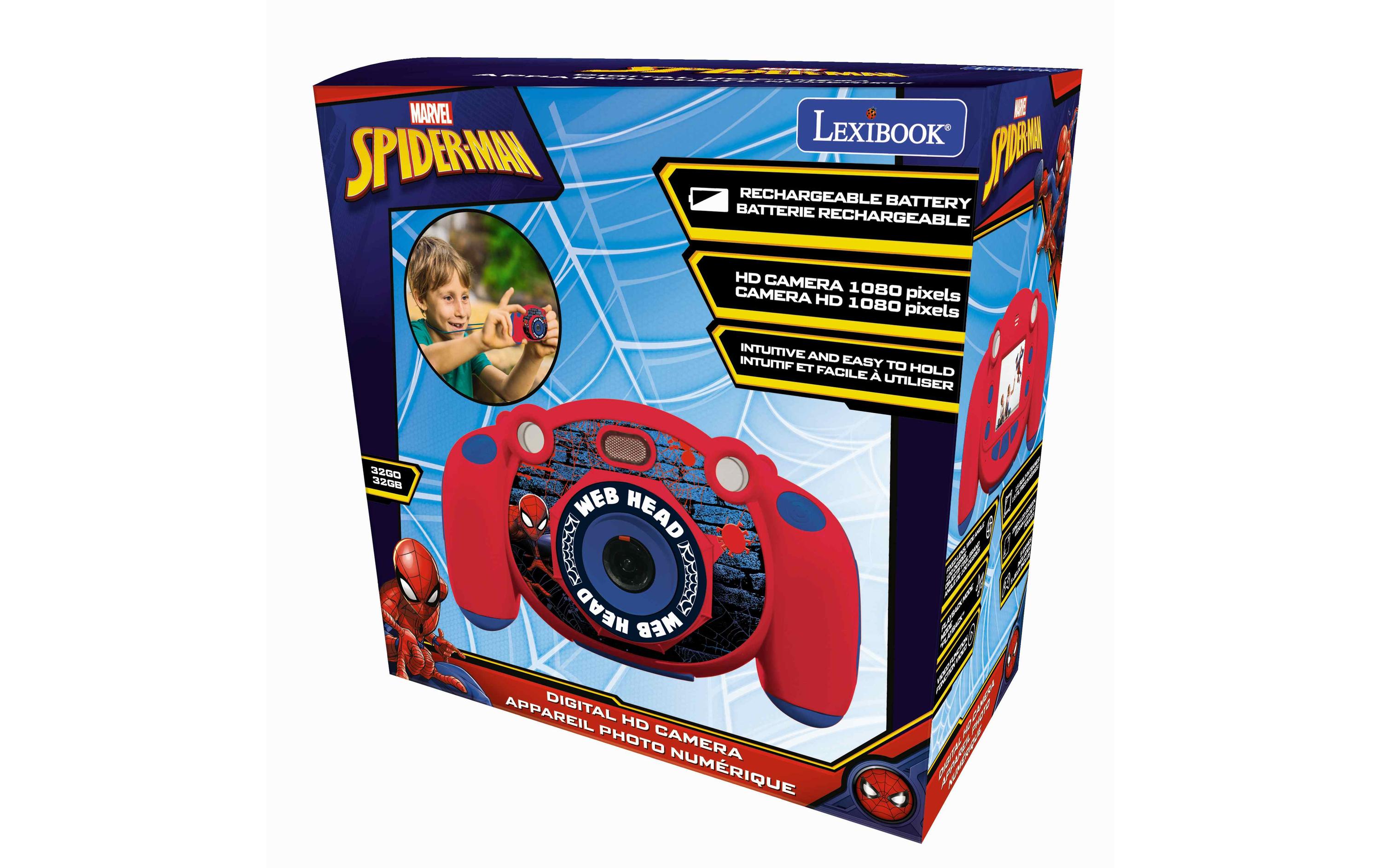 Lexibook Kinderkamera Spider-Man Blau/Rot