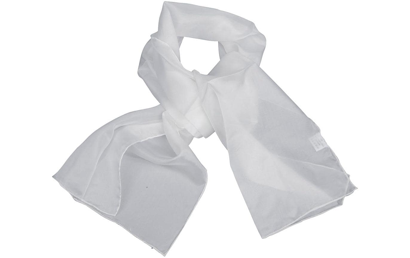 Creativ Company Seidenschal 35 x 130 cm, 1 Stück, Weiss Creativ Company Seidenschal 35 x 130 cm, 1 Stück, Weiss