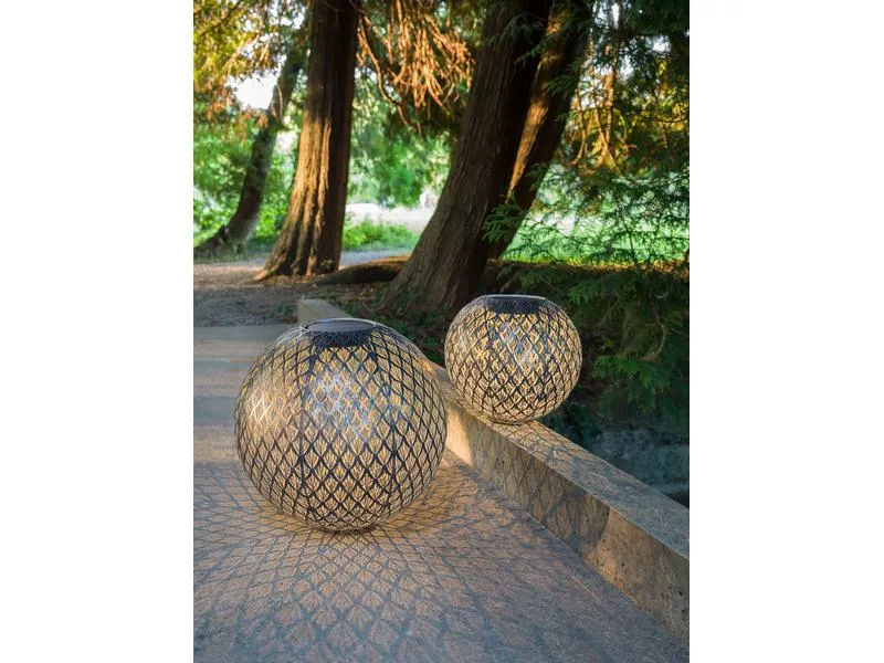 STT Windlicht Solar Antic Ball Emilia, Ø 40 cm, Marineblau STT Windlicht Solar Antic Ball Emilia, Ø 40 cm, Marineblau