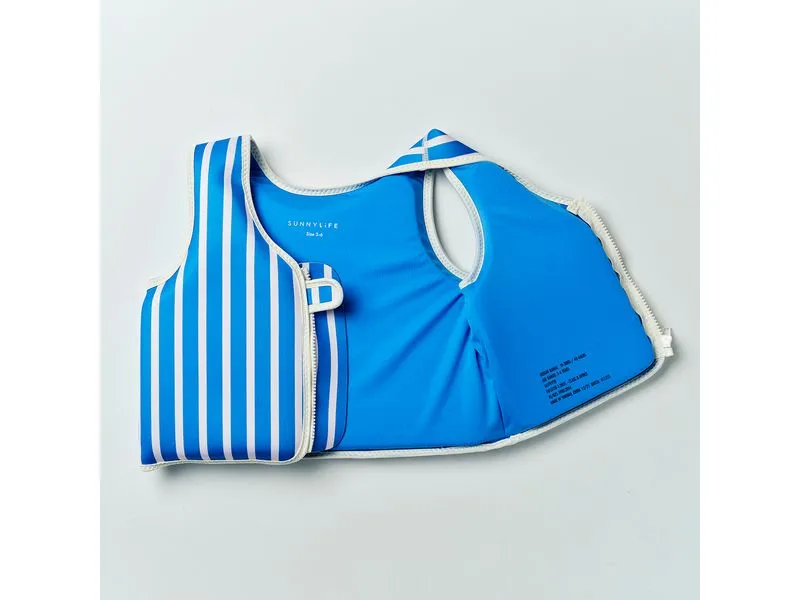 Sunnylife Float Vest 3-6 Tino the Tiger Blue