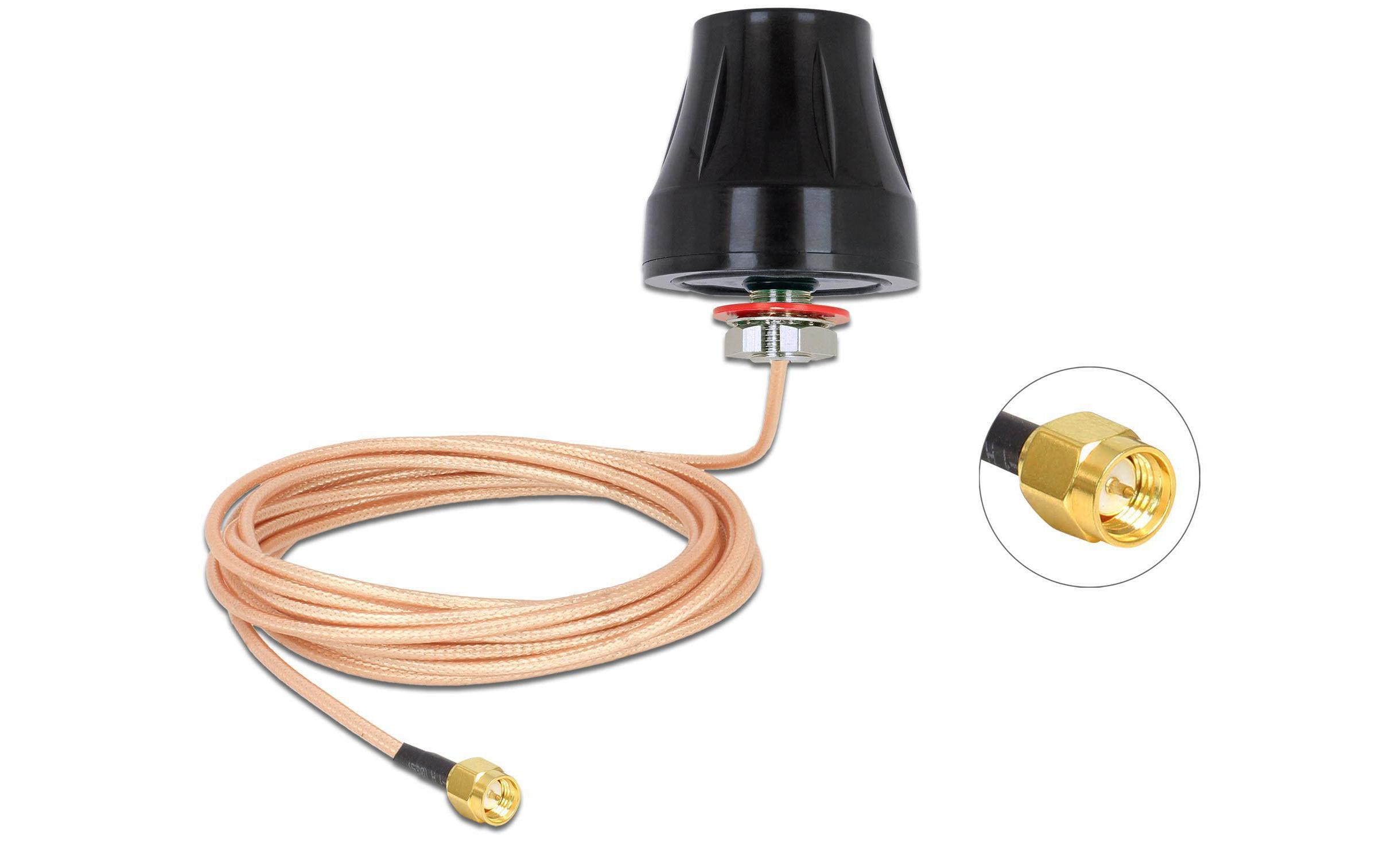 Delock LTE-Antenne SMA SMA 2 dBi Rundstrahl Delock LTE-Antenne SMA SMA 2 dBi Rundstrahl