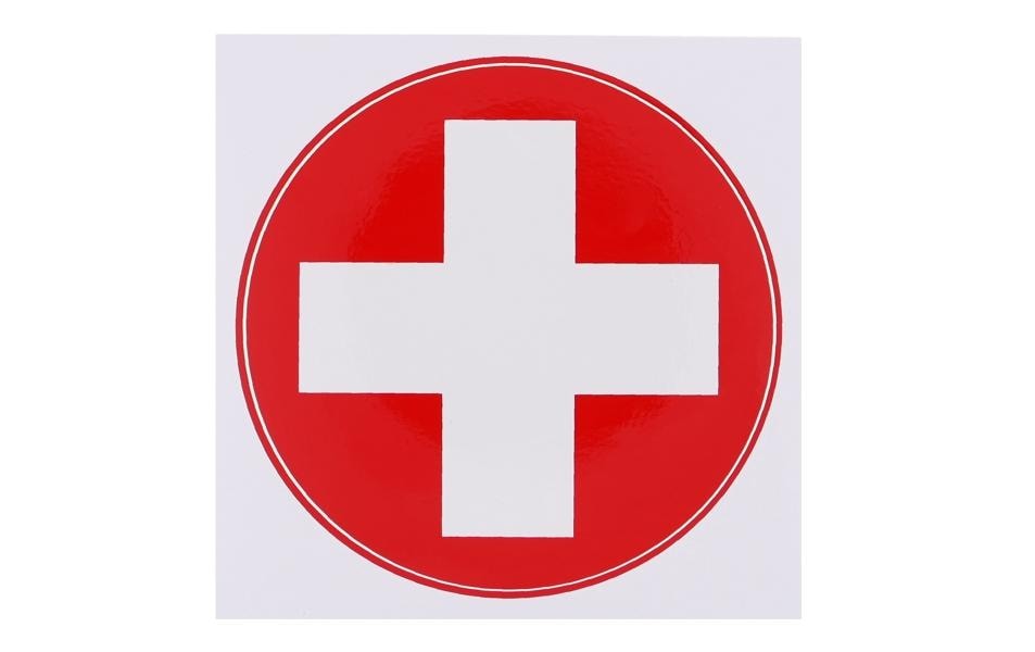 OEM Aufkleber Schweizerkreuz 110 mm OEM Aufkleber Schweizerkreuz 110 mm
