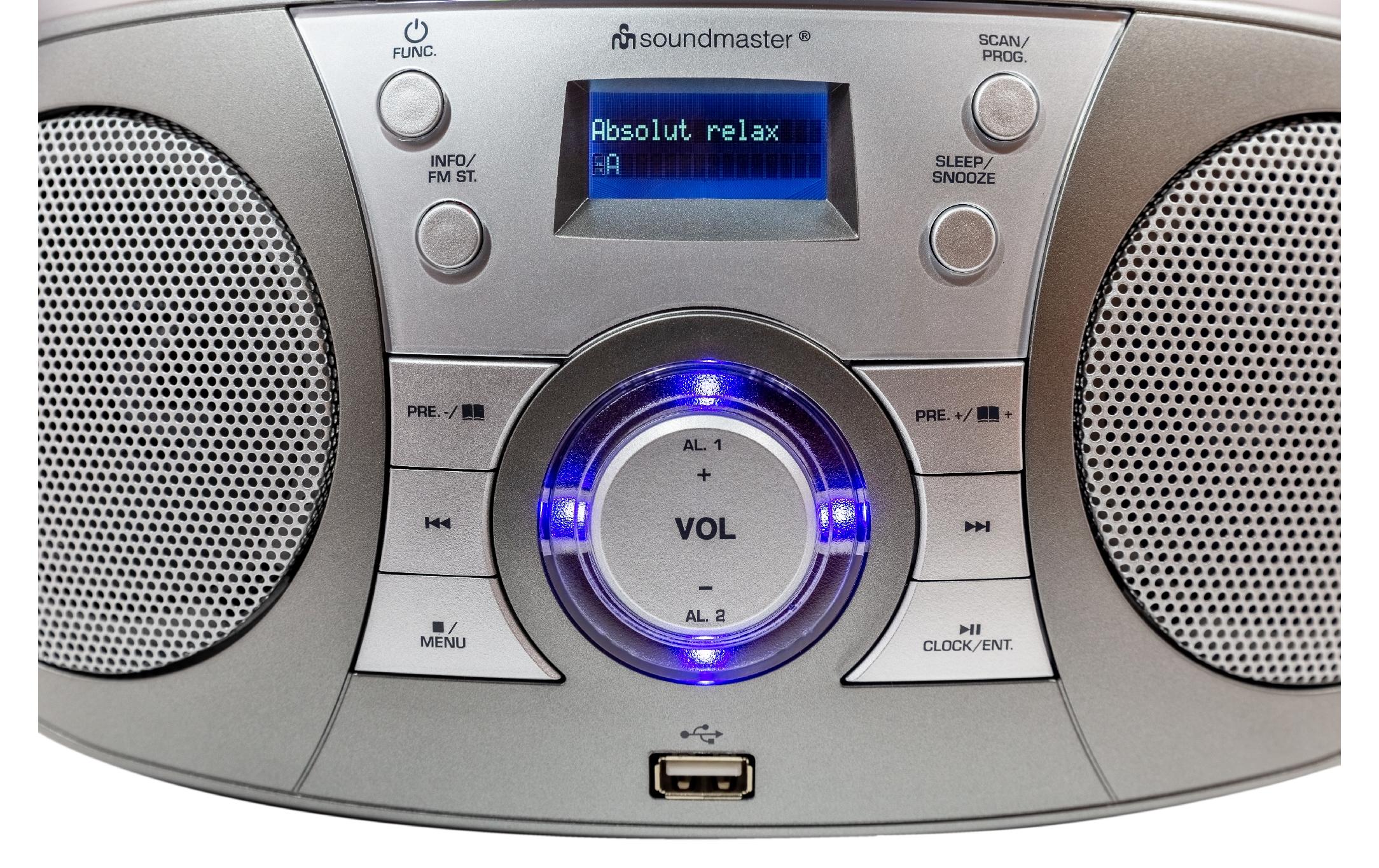 soundmaster DAB+ Radio SCD1800 Grau