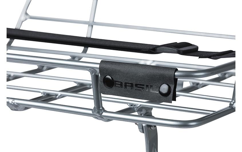 BASIL Gepäckträger Portland Front Carrier High Silber