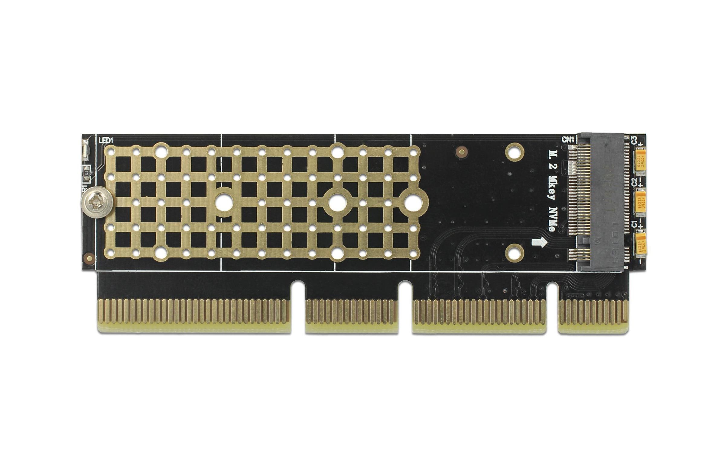 Delock Host Bus Adapter PCIe x16/x8/x4 – M.2, NVMe, Key M