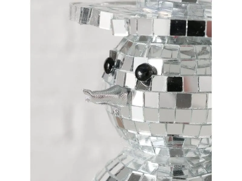 Boltze Weihnachtsschmuck Schneemann Disco Silber, 14 x 8 cm Boltze Weihnachtsschmuck Schneemann Disco Silber, 14 x 8 cm