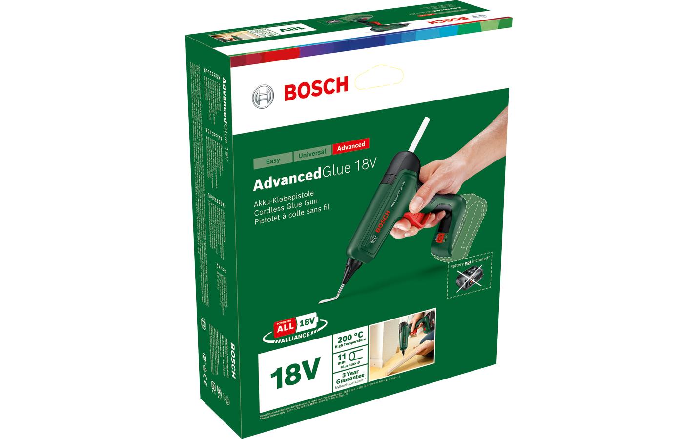 Bosch Akku-Heissklebepistole Advance Glue 18 V Solo