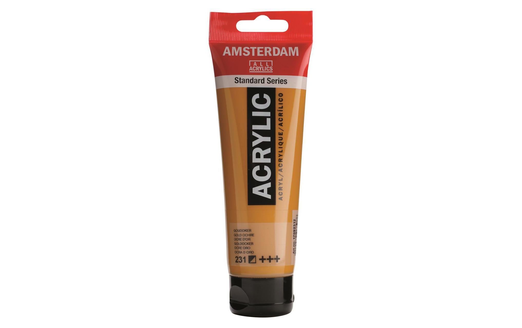 Amsterdam Acrylfarbe Standard 231 Goldocker halbdeckend, 120 ml