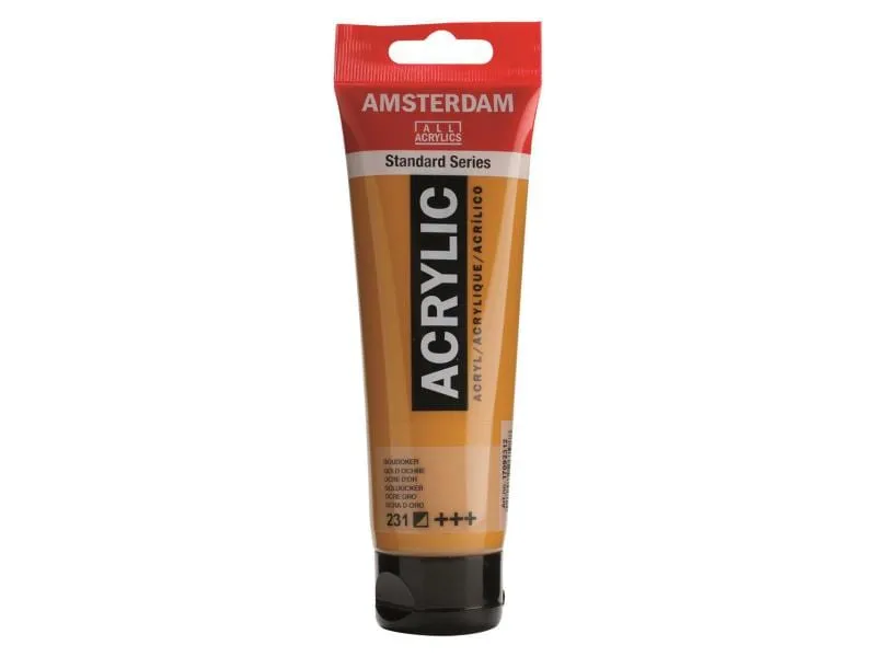 Amsterdam Acrylfarbe Standard 231 Goldocker halbdeckend, 120 ml Amsterdam Acrylfarbe Standard 231 Goldocker halbdeckend, 120 ml