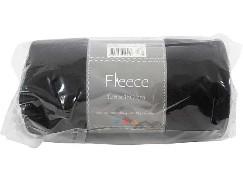 Creativ Company Fleece 150 cm x 125 cm, Schwarz Creativ Company Fleece 150 cm x 125 cm, Schwarz